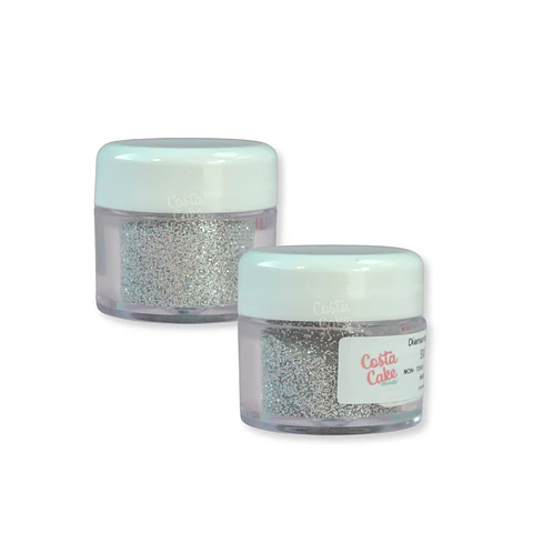 DIAMANTINA DECORACIÓN 5GR COSTA CAKE · SILVER