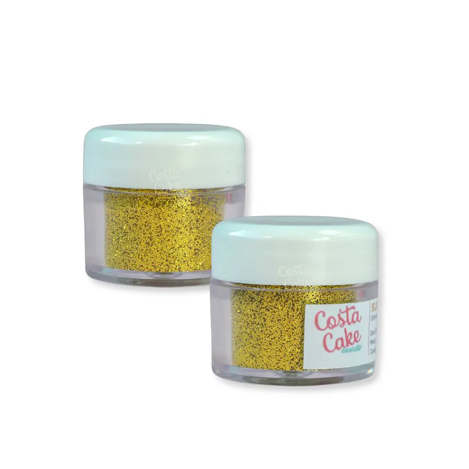 DIAMANTINA DECORACIÓN 5GR COSTA CAKE · SUPER GOLD 1
