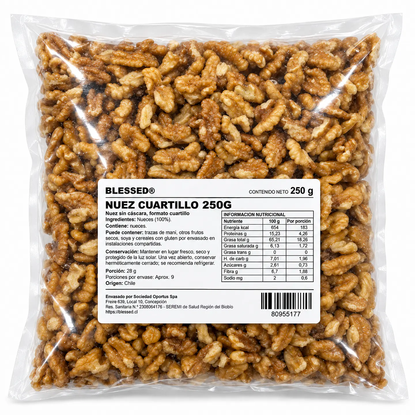 NUEZ CUARTILLO 250G 1