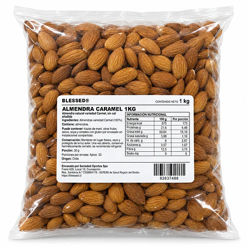 ALMENDRA CARAMEL 1KG
