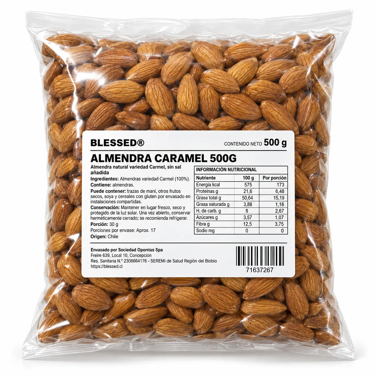 ALMENDRA CARAMEL 250 GR 1