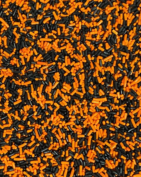 SPRINKLE HALLOWEEN PALITOS NARANJO/NEGRO 100G