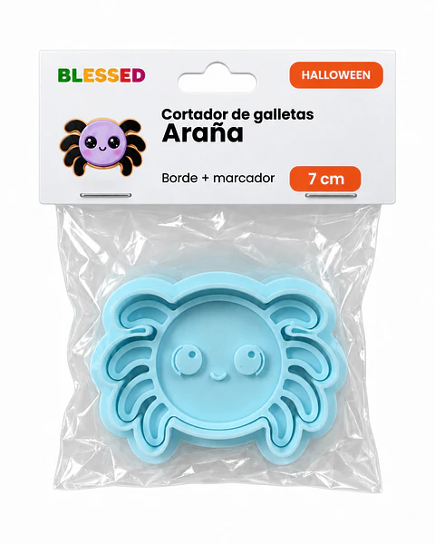 CORTADOR GALLETA HALLOWEEN ARAÑA 7 CM