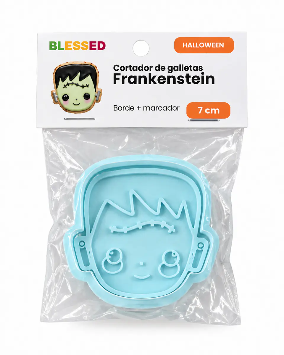 CORTADOR GALLETA HALLOWEEN FRANKENSTEIN 7 CM 1