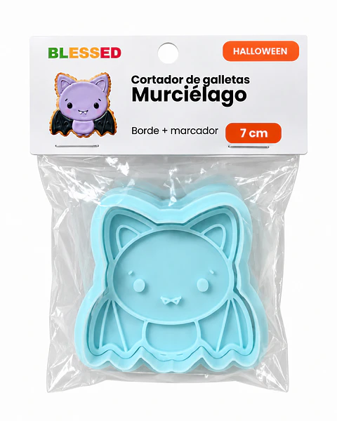 CORTADOR GALLETA HALLOWEEN MURCIÉLAGO 7 CM