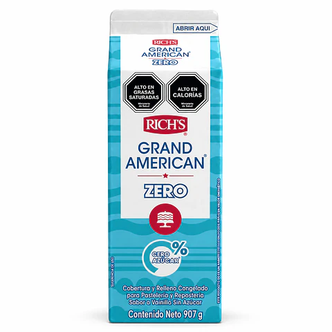 GRAND AMERICAN ZERO SIN AZUCAR 907 RICHS