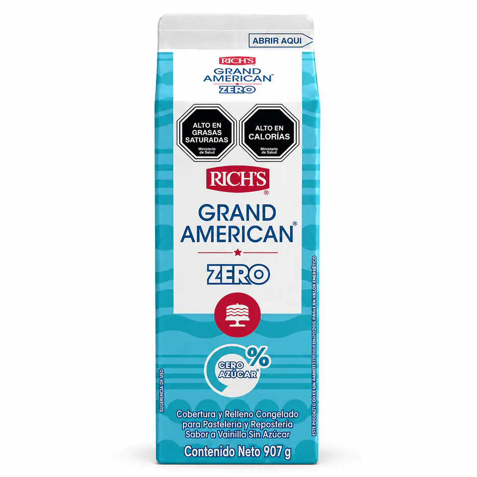 GRAND AMERICAN ZERO SIN AZUCAR 907 RICHS 1