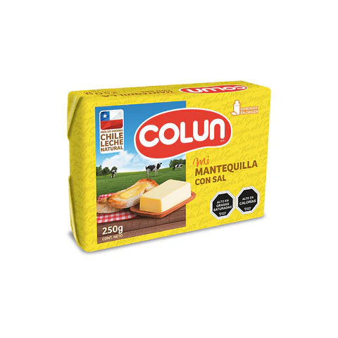 MANTEQUILLA CON SAL COLUN 250G