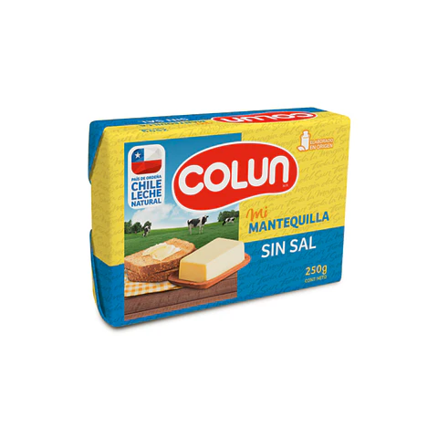 MANTEQUILLA SIN SAL COLUN 250GR