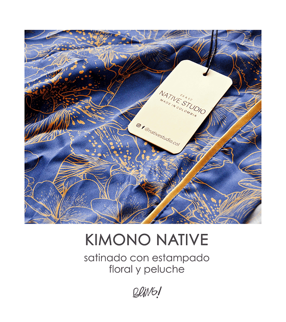 Kimono Native morado 