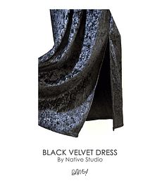 Black Velvet dress