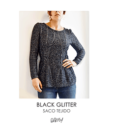 Black glitter sweater