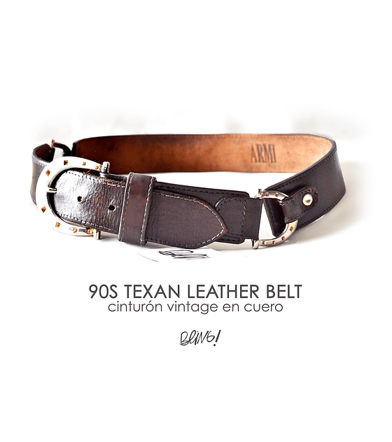 90s texan style vintage belt
