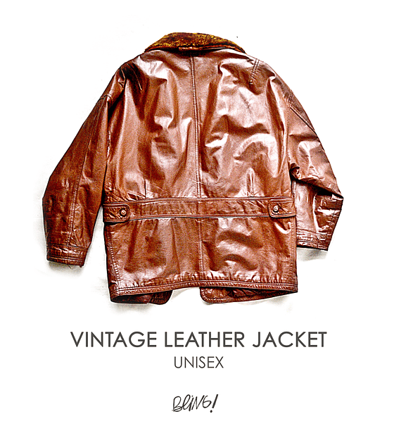 Unisex leather jacket 