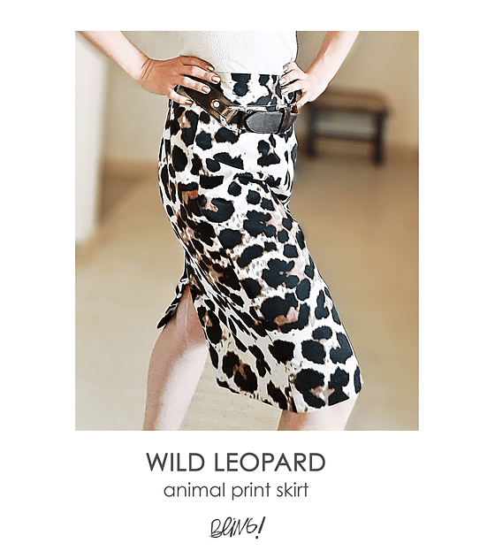 Wild leopard skirt 