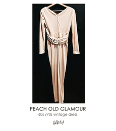 Peach old glamour dress