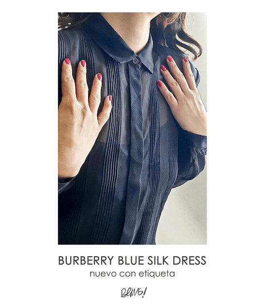 BURBERRY 2 PIECES SILK DRESS