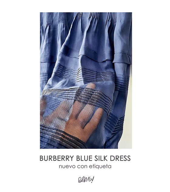 BURBERRY 2 PIECES SILK DRESS