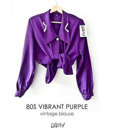 80s vibrant purple 