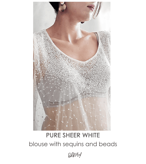 Pure sheer blouse