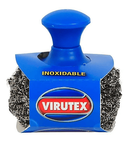 virutilla inoxidable con mango platinum clásica Virutex