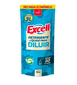 Detergente Líquido para Diluir Excell 500cc DoyPack