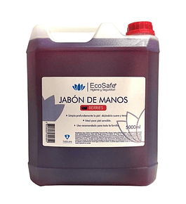 Jabón glicerina ECOSAFE 5 litros Berries