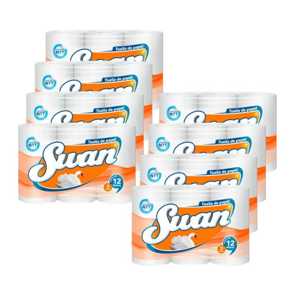 Manga 6 rollos Toalla de Papel Gigante 70 mt. Swan