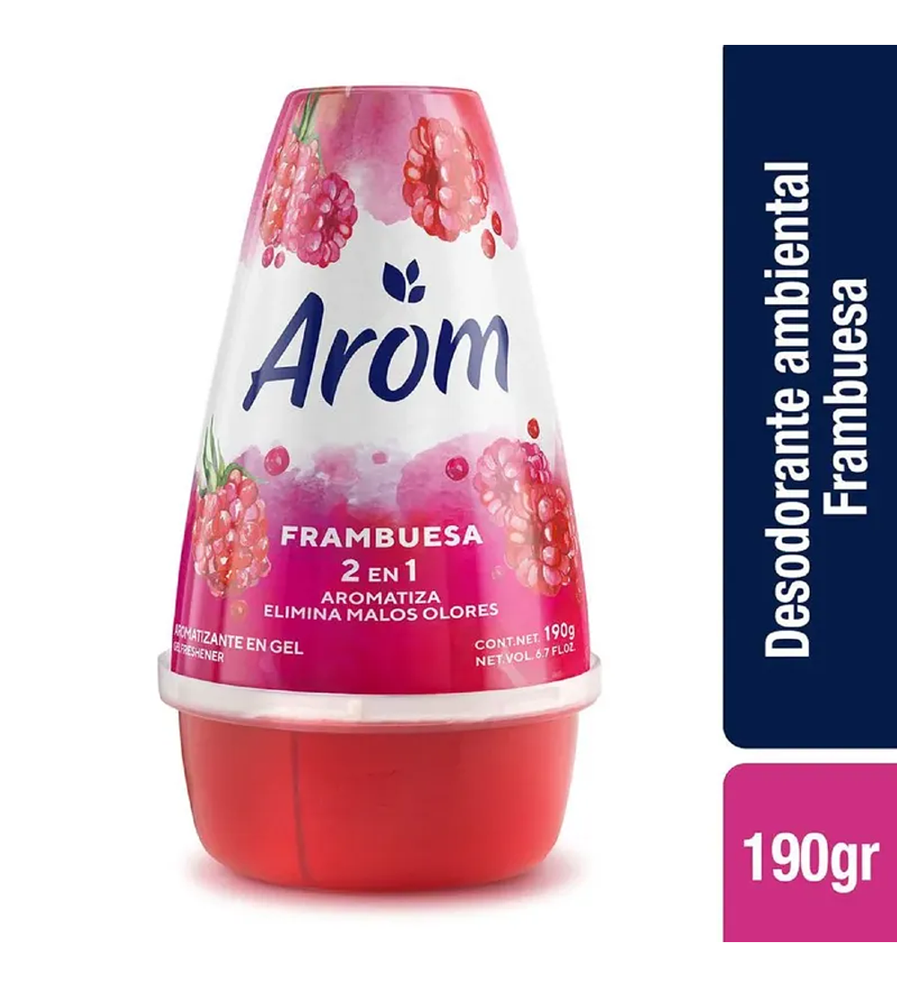 CONO GEL  AROM - AROMAS  MANZANA CANELA y FRAMBUESA