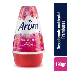 CONO GEL  AROM - AROMAS  MANZANA CANELA y FRAMBUESA