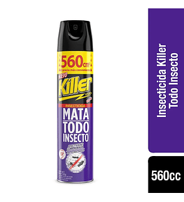 INSECTICIDA KILLER  MATA TODO INSECTO 560cc
