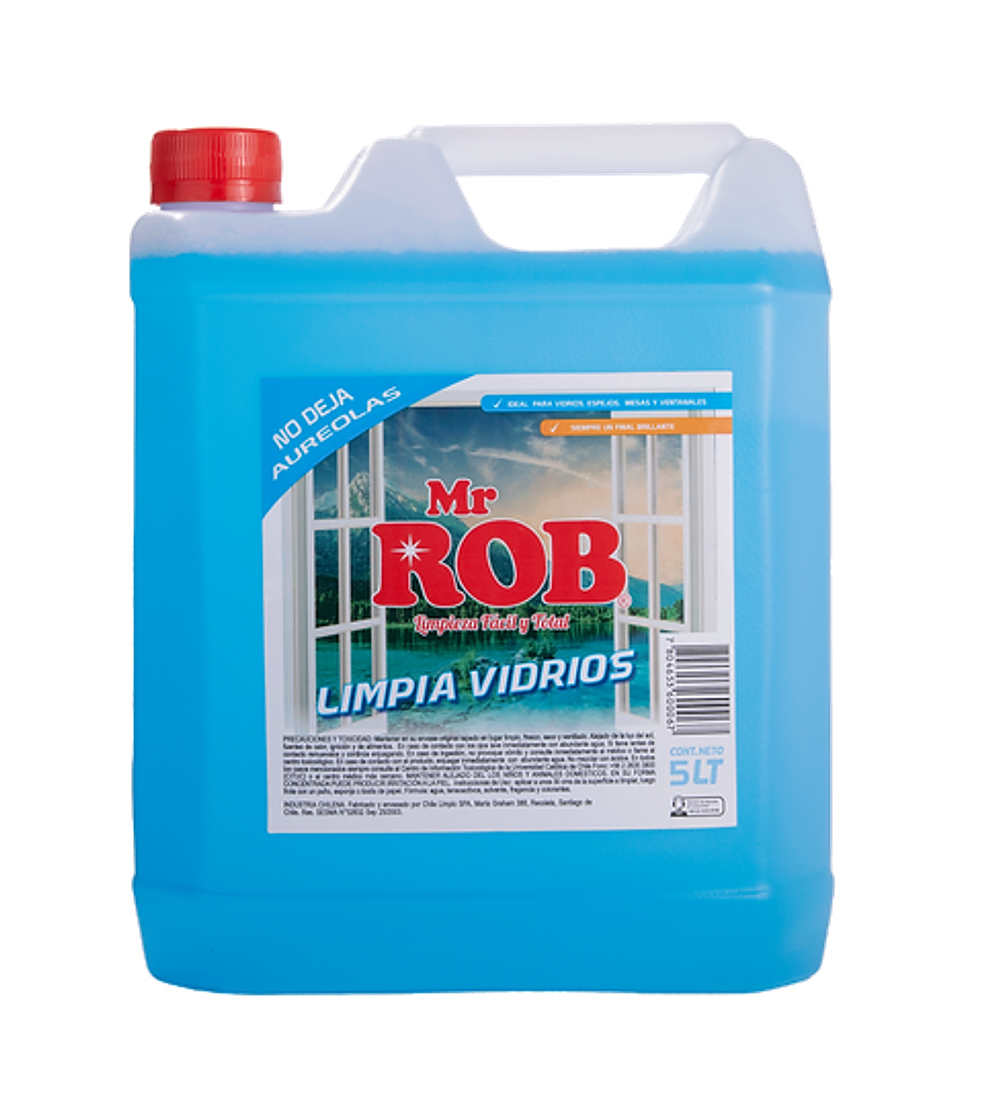 Limpia vidrios Bidón 5 Litros Mr ROB