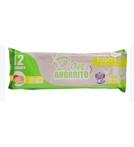 trapero húmedo ahorrito 12 unidades  