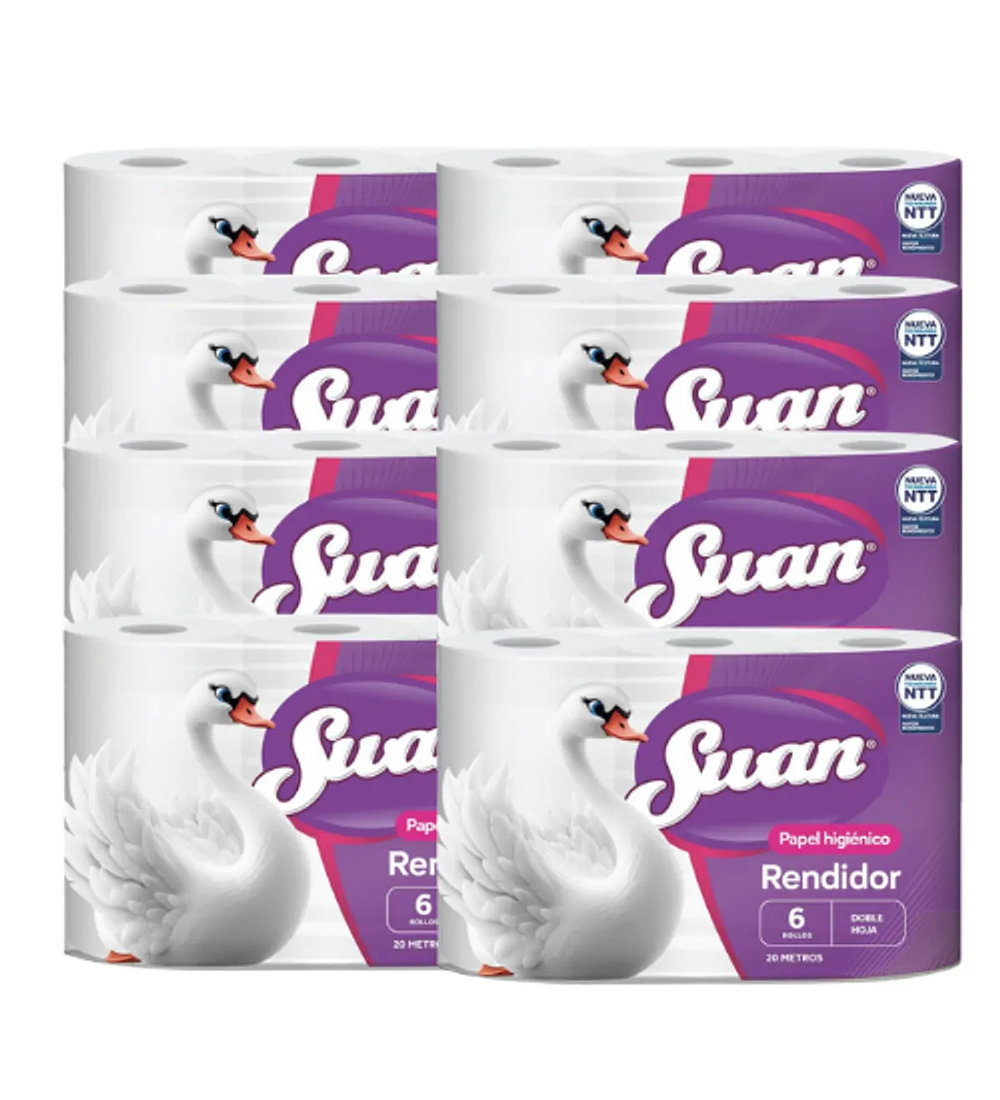 Manga de Papel Higiénico – 48 Rollos de 20 metros – Swan