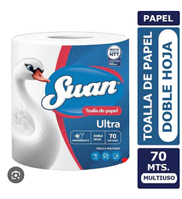 Toalla De Papel Swan 70 Mts. Doble Hoja 