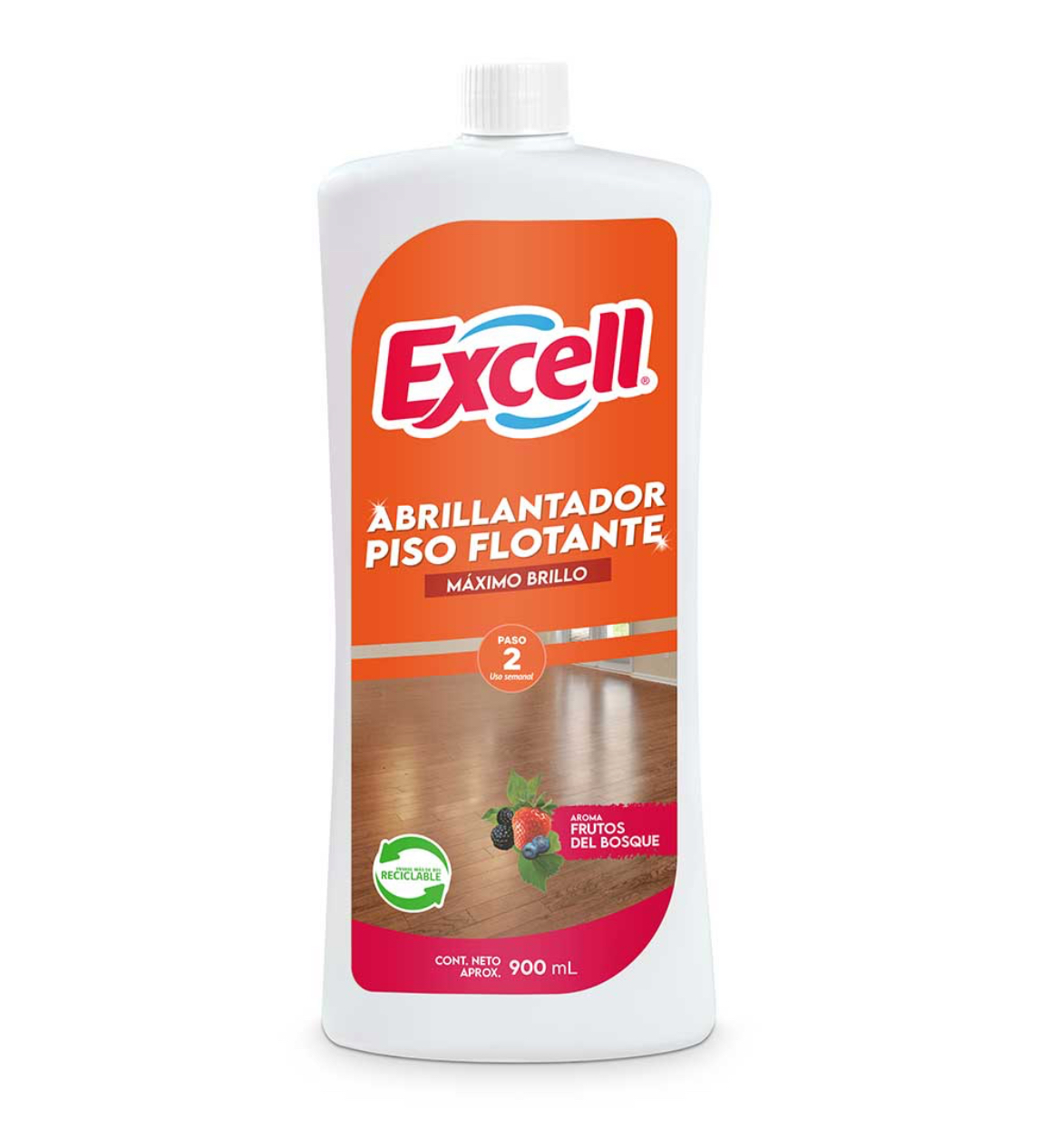Abrillantador Piso Flotante Frutos del Bosque 900cc. Excell Frutos del Bosque