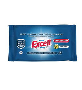TOALLITAS DESINFECTANTES EXCELL 35 UN
