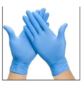 Guantes Nitrilo Azul talla L 