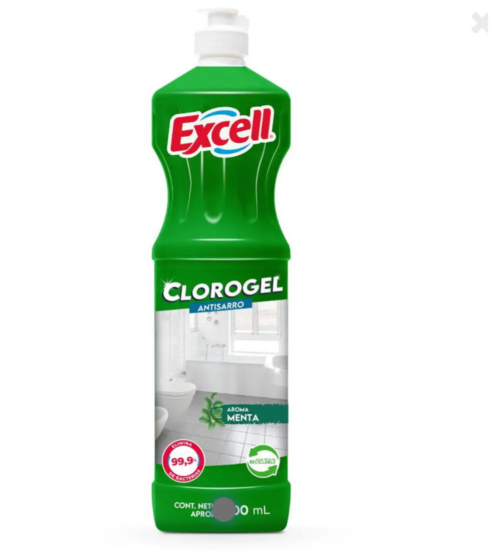 Cloro Gel Excell Anti Sarro Menta 900 Ml