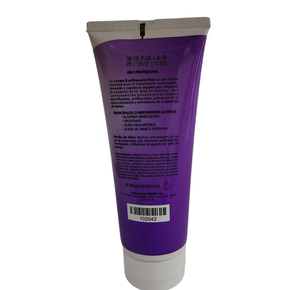 Crema Reaﬁrmante Plus 200 ml 2