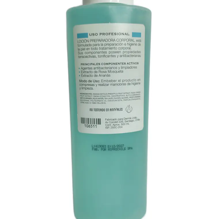 Loción Preparadora Corporal 500 ml 2