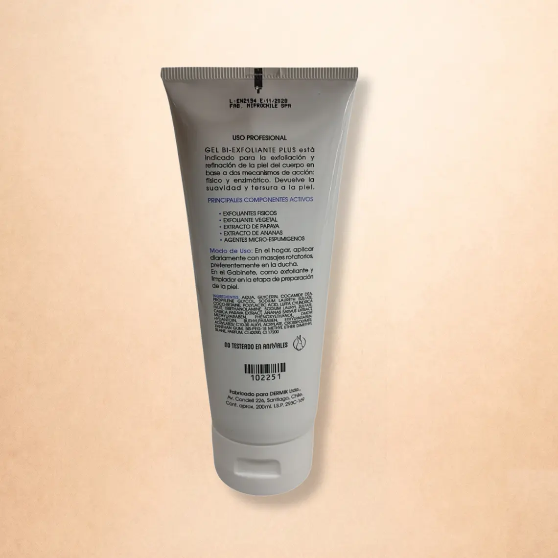 Gel Bi-Exfoliante Plus 200 ml 2