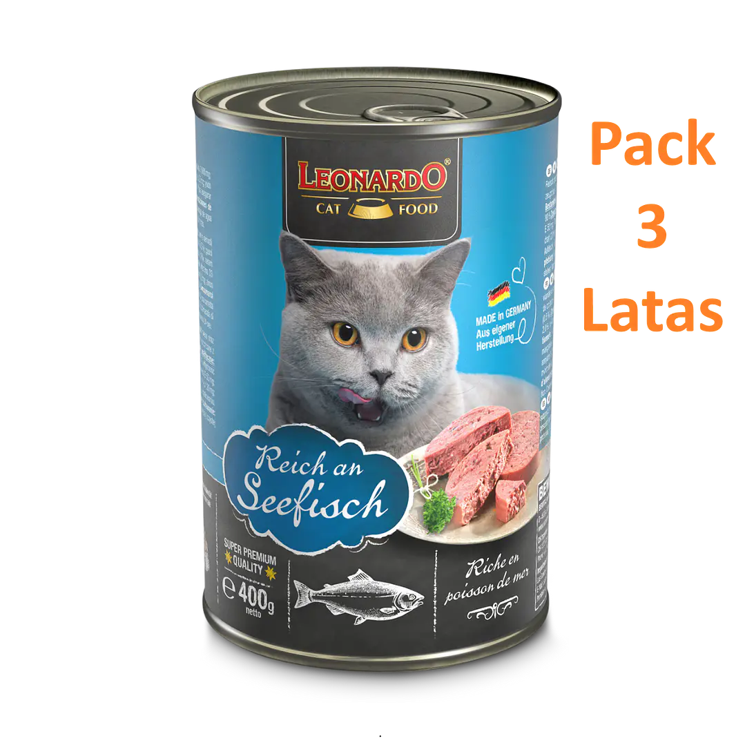 Leonardo Pack 3 Latas Pescado 400 Gramos 1
