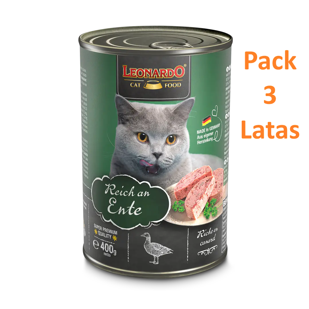 Leonardo Pack 3 Latas Pato 400 Gramos 1