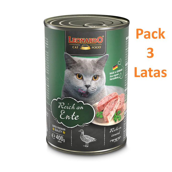 Leonardo Pack 3 Latas Pato 400 Gramos 1