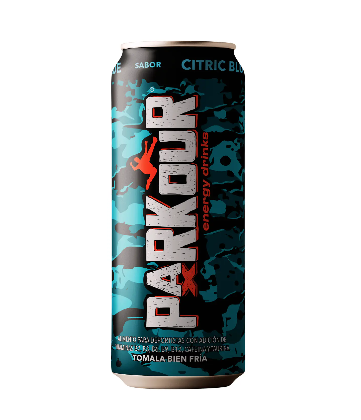 Parkour Bebida Energética Citric Blue 475cc 12 unidades 1