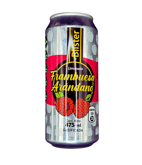 Pack 12 unidades Limonada Frambuesa Arándano 475ml