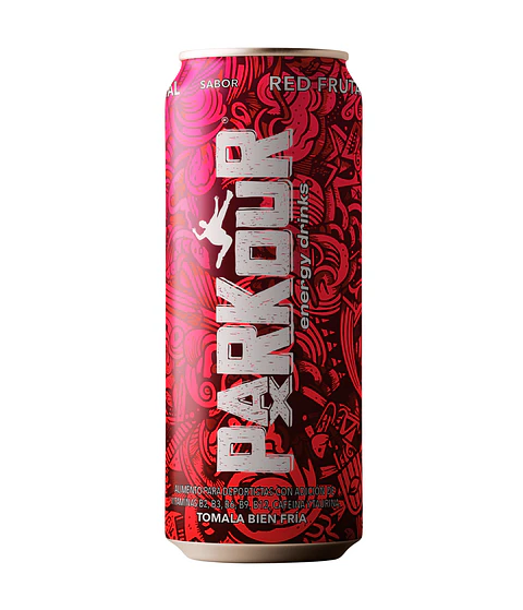 Parkour Bebida Energética Red Frutal 475cc 12 unidades