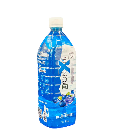 Bebida Hidratante BIONX8 de 1 litro BLUEBERRIES 6u
