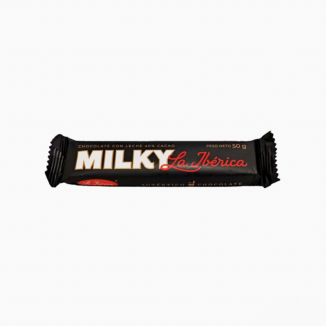 Milky La Ibérica Barra x 50g cjax10und 3
